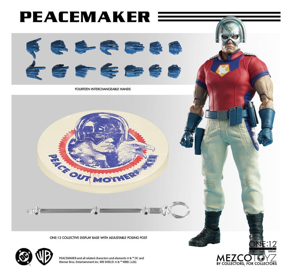 Mezco Toys DC Comics Peacemaker One:12 Collective 1/12 Actionfigur