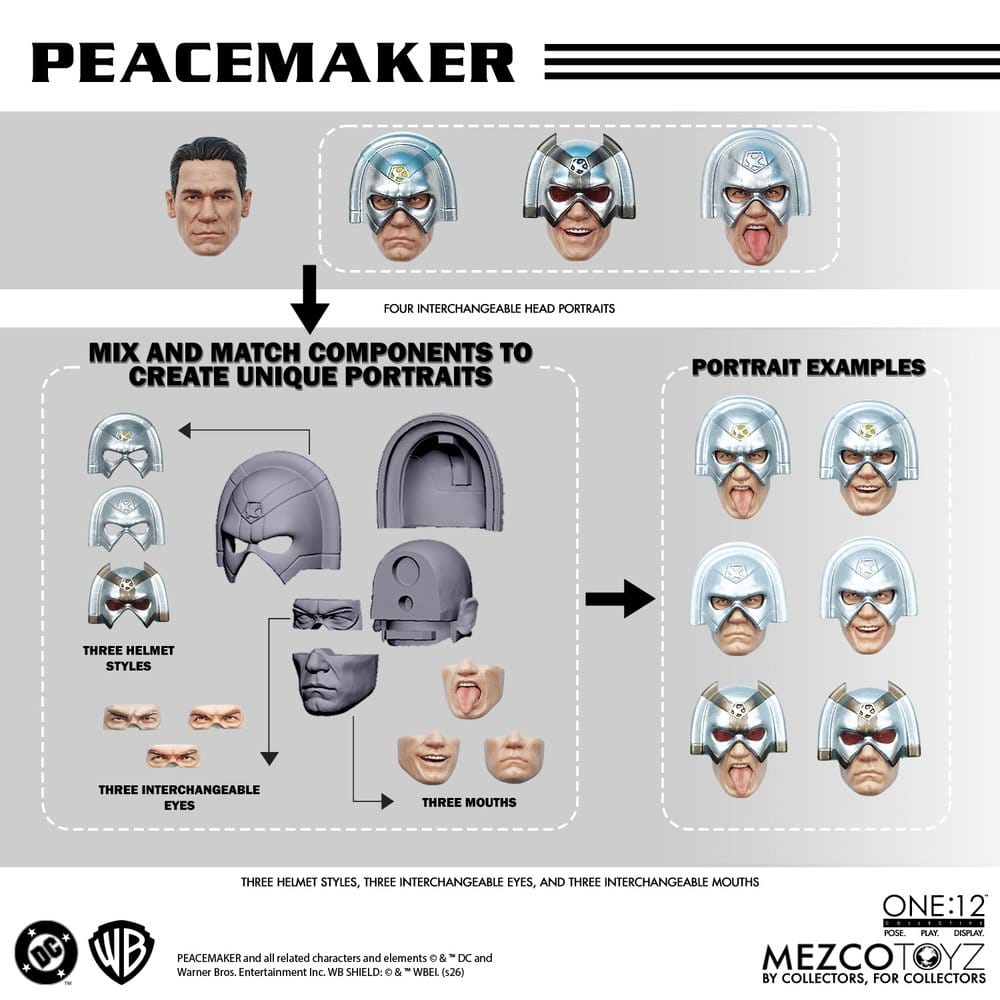 Mezco Toys DC Comics Peacemaker One:12 Collective 1/12 Actionfigur