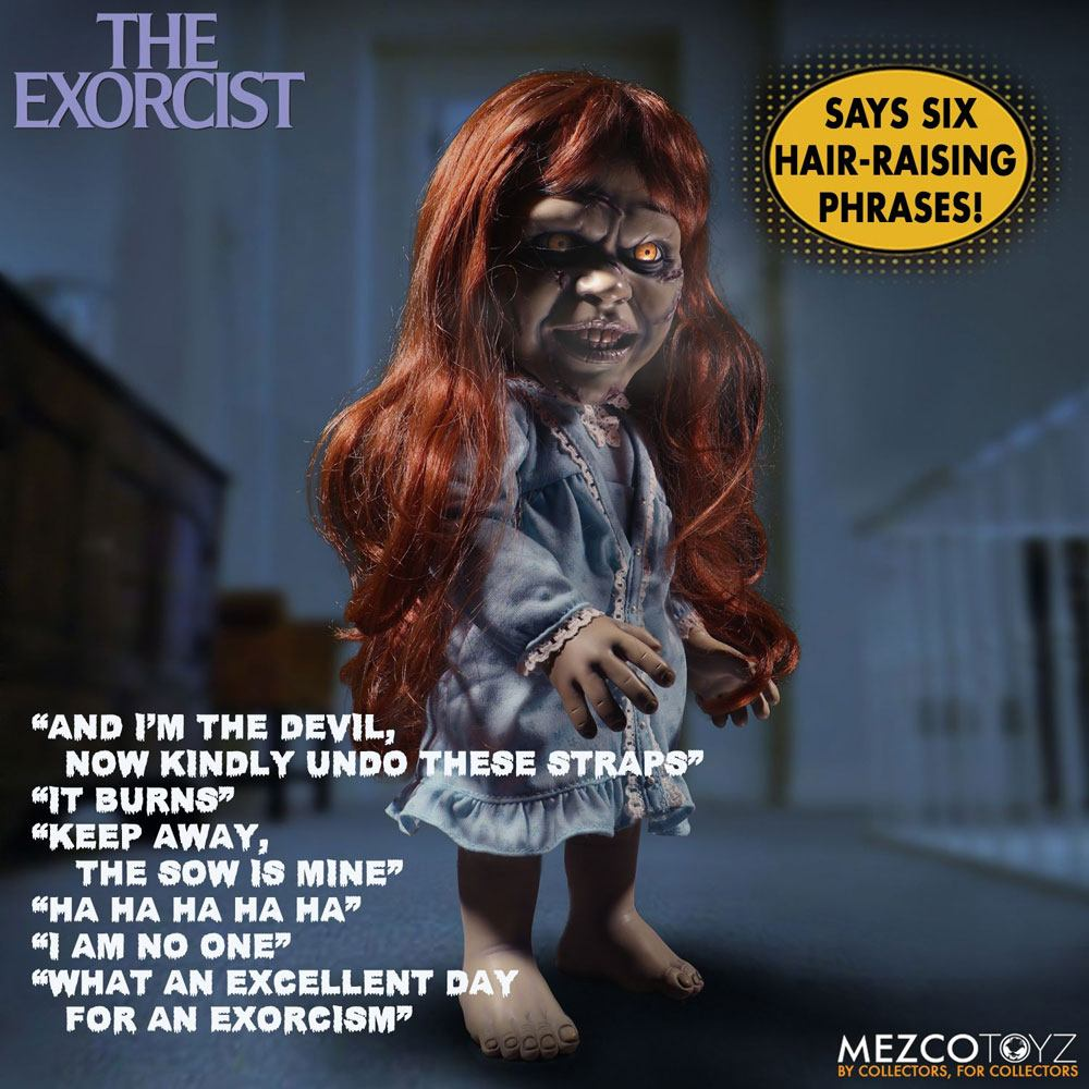 Mezco Toys Der Exorzist Regan MacNeil MDS Mega Scale Puppe