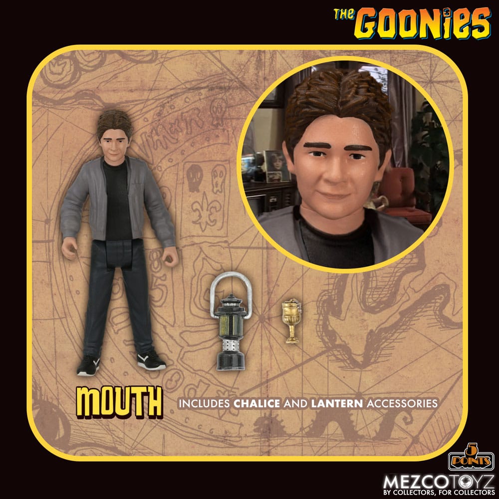 Mezco Toys Die Goonies Set 5 Points Actionfiguren