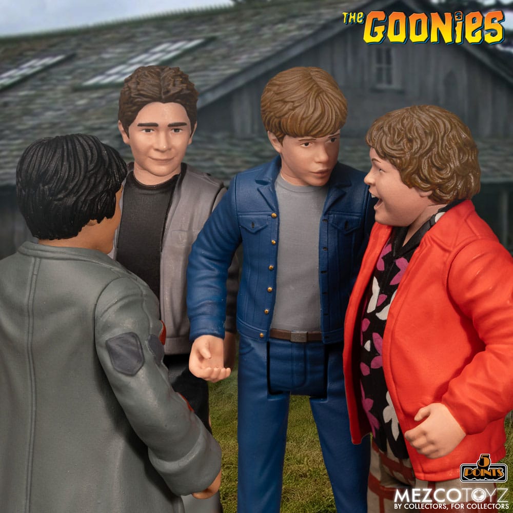Mezco Toys Die Goonies Set 5 Points Actionfiguren