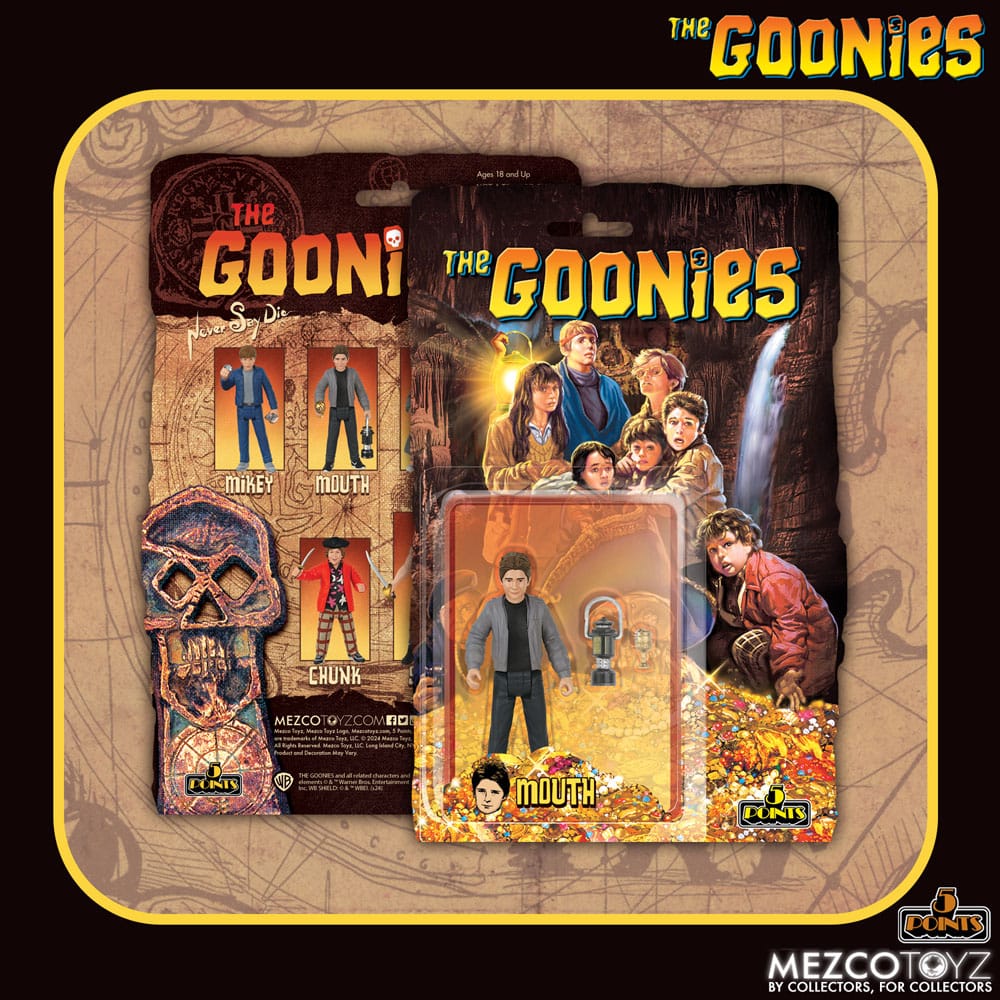 Mezco Toys Die Goonies Set 5 Points Actionfiguren