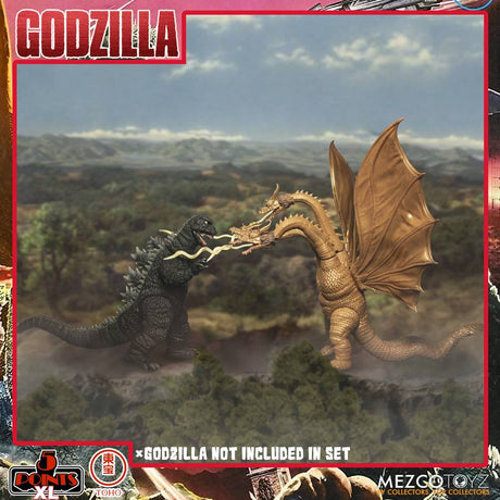 Mezco Toys Godzilla - Destroy All Monsters 1968 5 Points XL Box Set Round 2 Actionfiguren