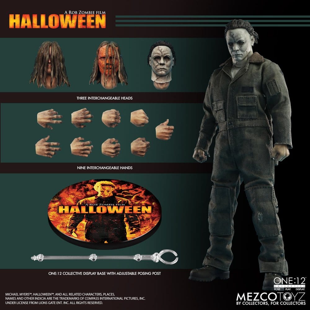 Mezco Toys Halloween (2007) Michael Myers One:12 Collective 1/12 Actionfigur