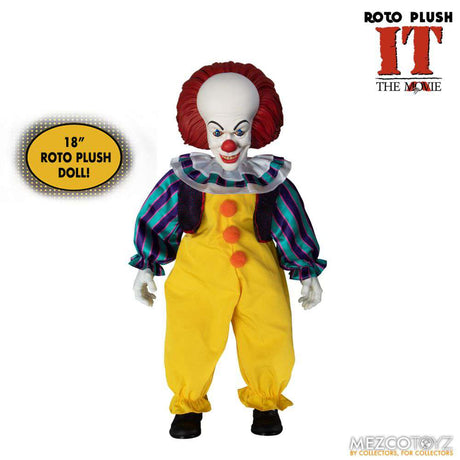 Mezco Toys It / Es 1990 Pennywise 45 cm MDS Roto Plush Puppe