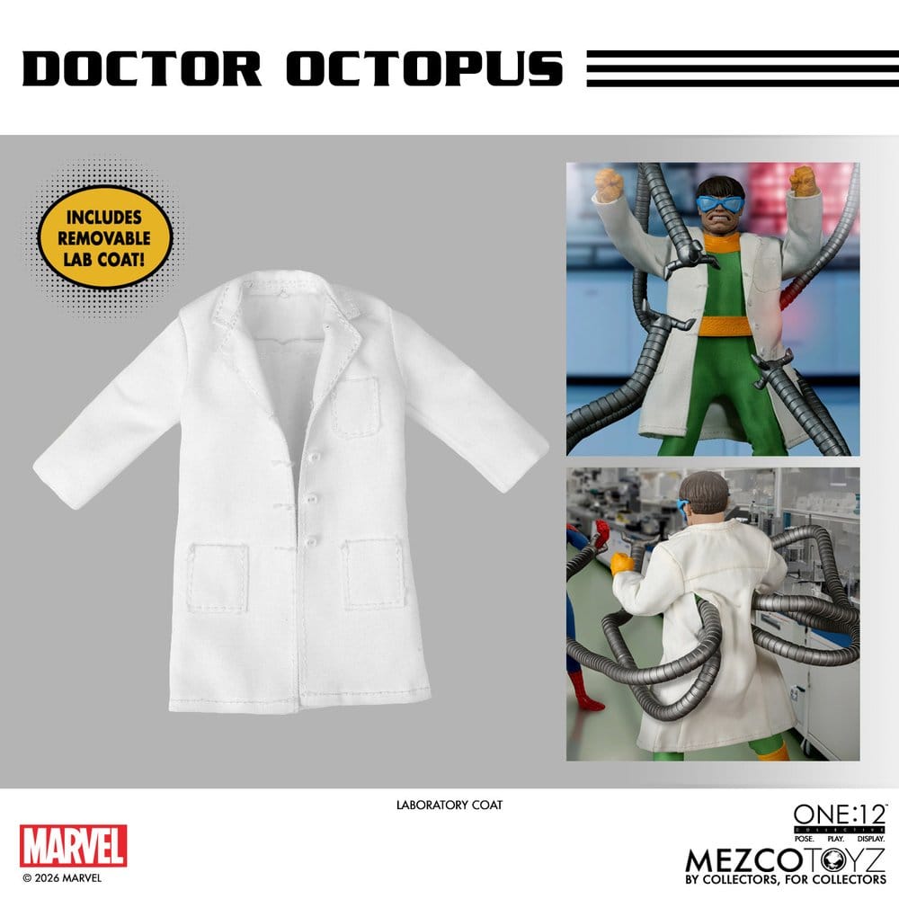 Mezco Toys Marvel Comics Doctor Octopus One:12 Collective 1/12 Actionfigur