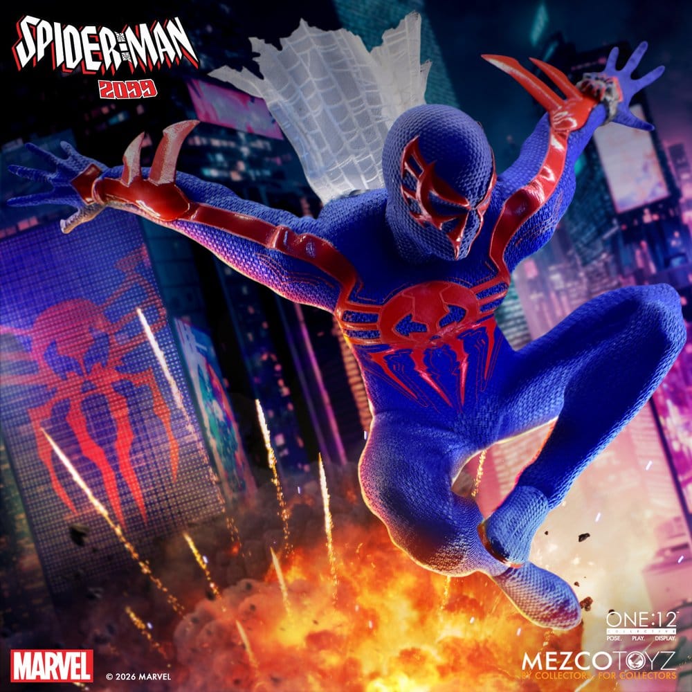 Mezco Toys Marvel Comics One:12 Collective Actionfigur 1/12 Spider-Man 2099 17 cm