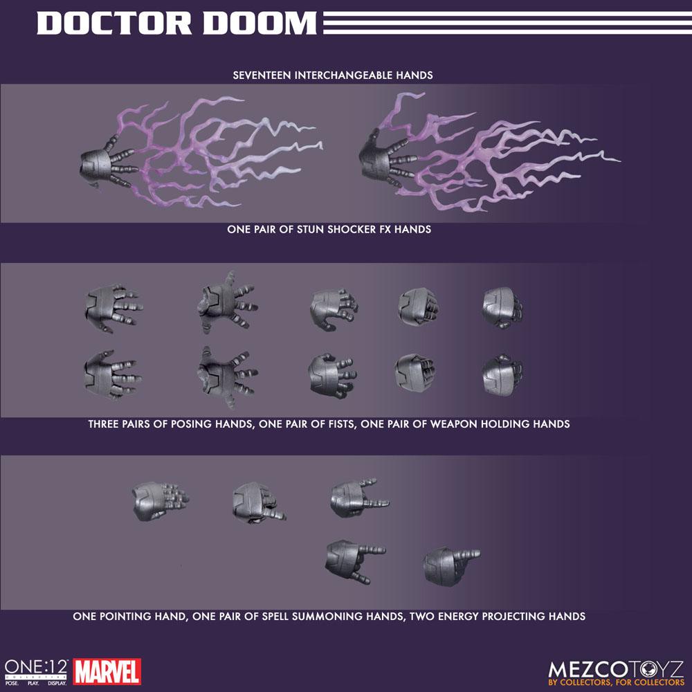 Mezco Toys Marvel Doctor Doom 1/12 Actionfigur