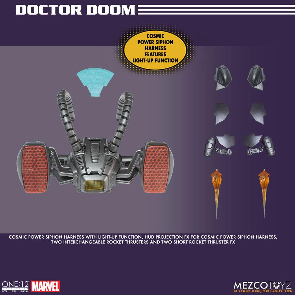 Mezco Toys Marvel Doctor Doom 1/12 Actionfigur