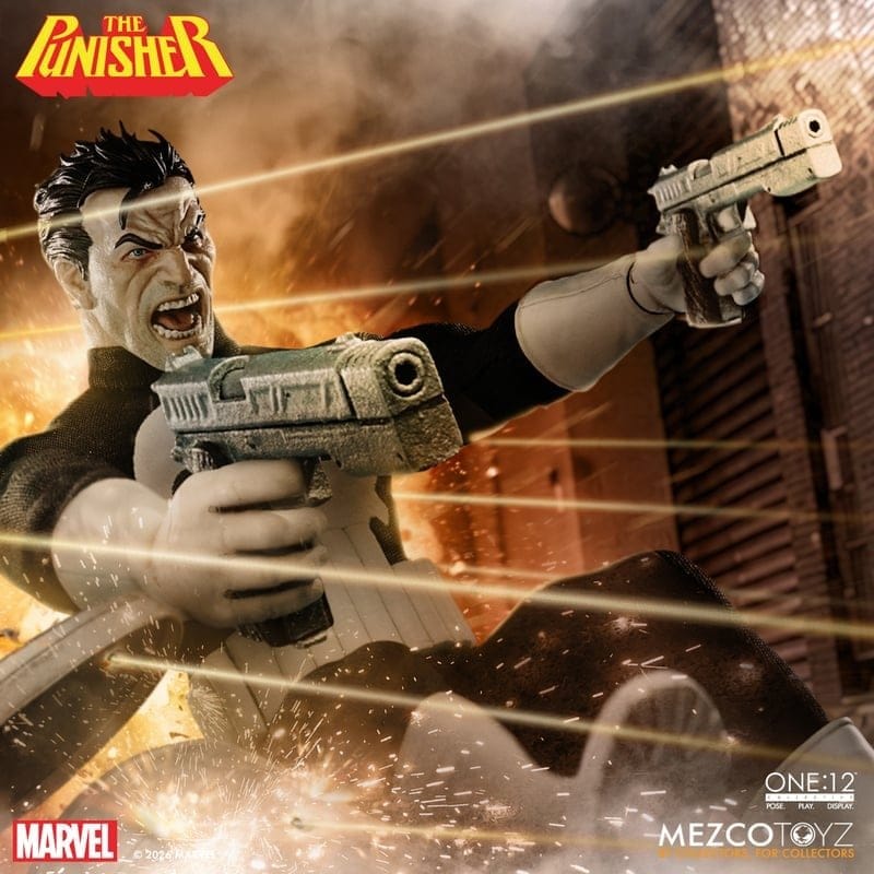 Mezco Toys Marvel Punisher One:12 Collective 1/12 Actionfigur