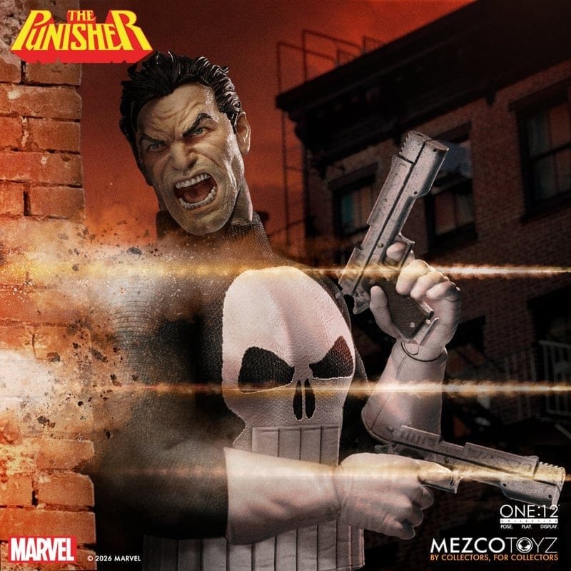 Mezco Toys Marvel Punisher One:12 Collective 1/12 Actionfigur