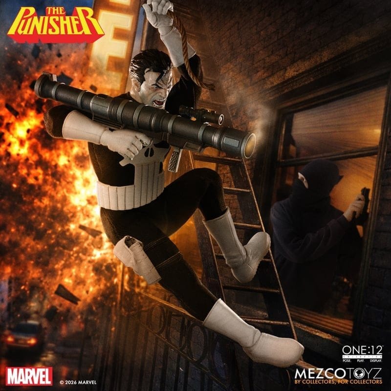 Mezco Toys Marvel Punisher One:12 Collective 1/12 Actionfigur