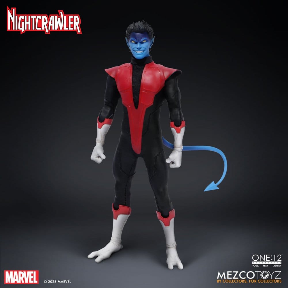 Mezco Toys Marvel X-Men Nightcrawler One:12 Collective 1/12 Actionfigur