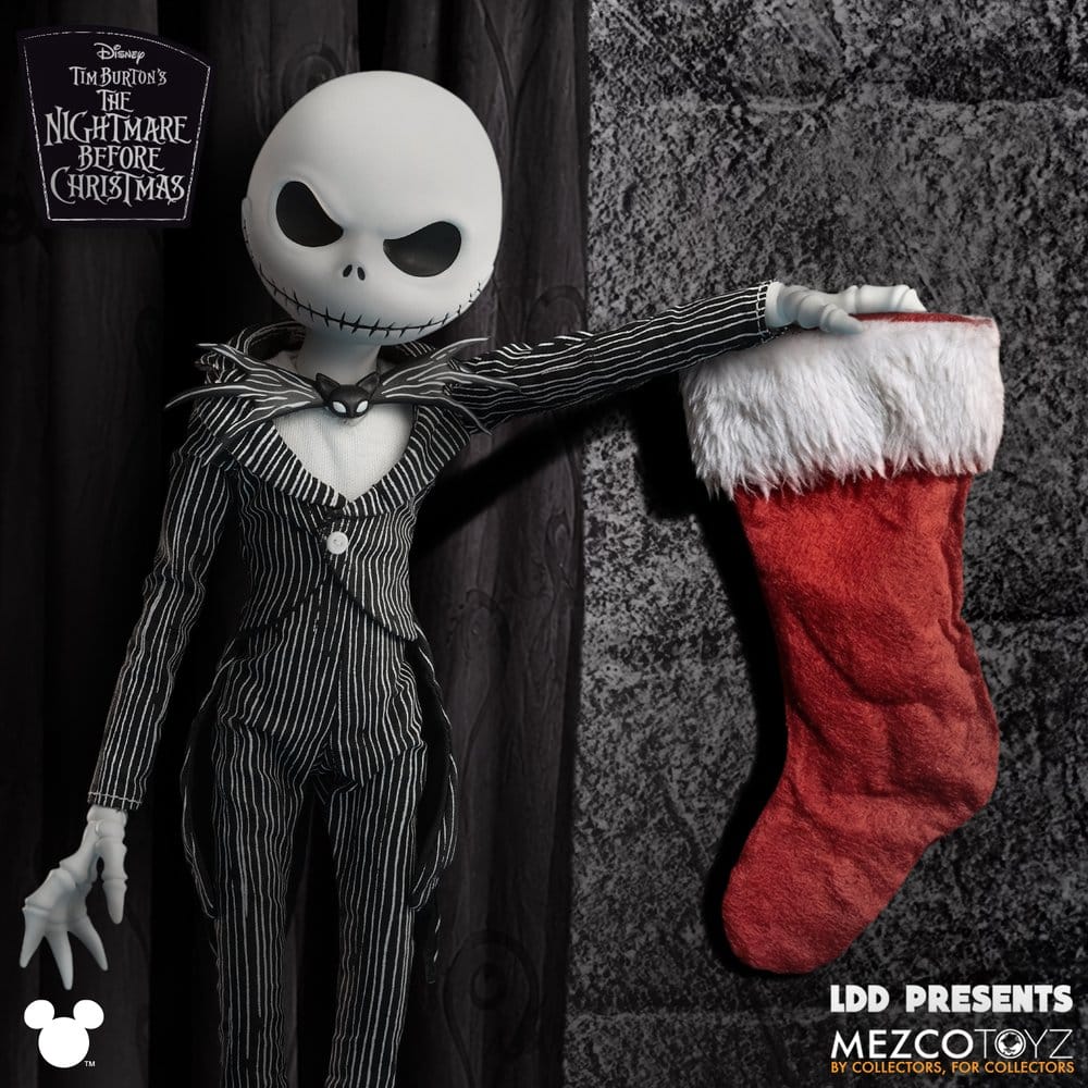 Mezco Toys Nightmare Before Christmas Jack Skellington LDD Presents Puppe