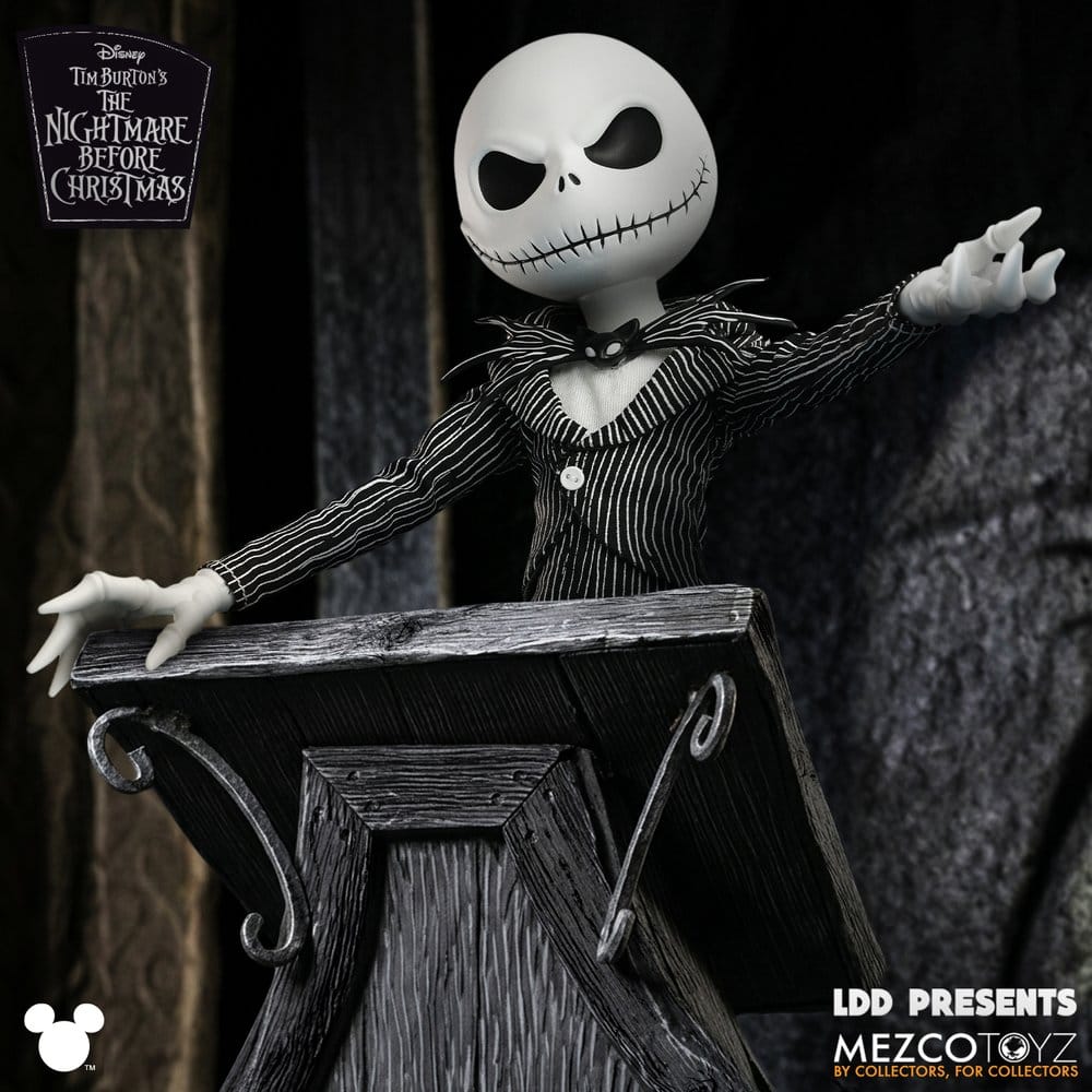 Mezco Toys Nightmare Before Christmas Jack Skellington LDD Presents Puppe