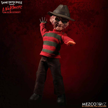 Mezco Toys Nightmare on Elm Street Freddy Krueger Talking LDD Living Dead Dolls