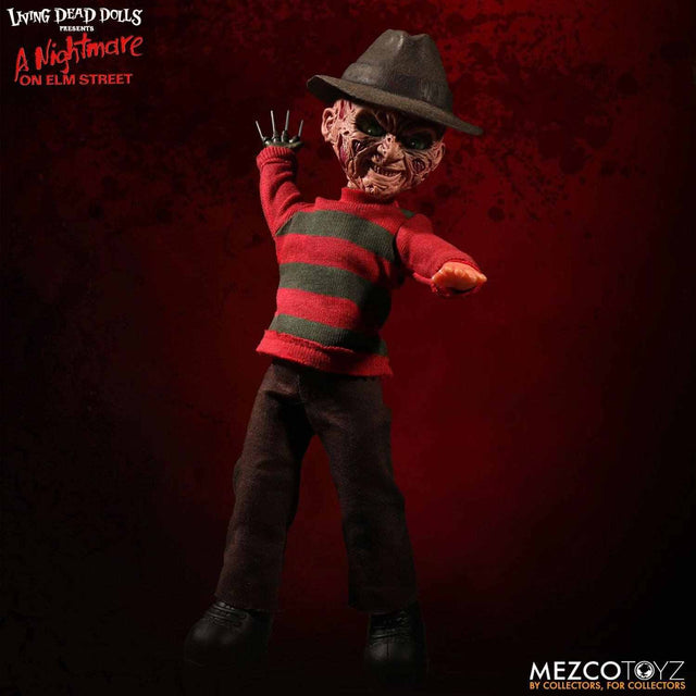 Mezco Toys Nightmare on Elm Street Freddy Krueger Talking LDD Living Dead Dolls