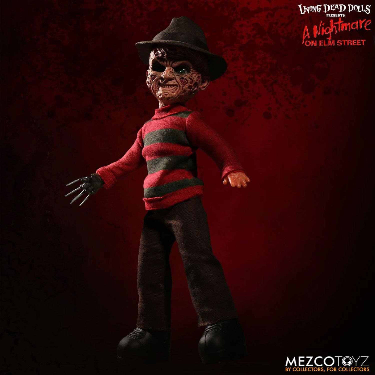 Mezco Toys Nightmare on Elm Street Freddy Krueger Talking LDD Living Dead Dolls