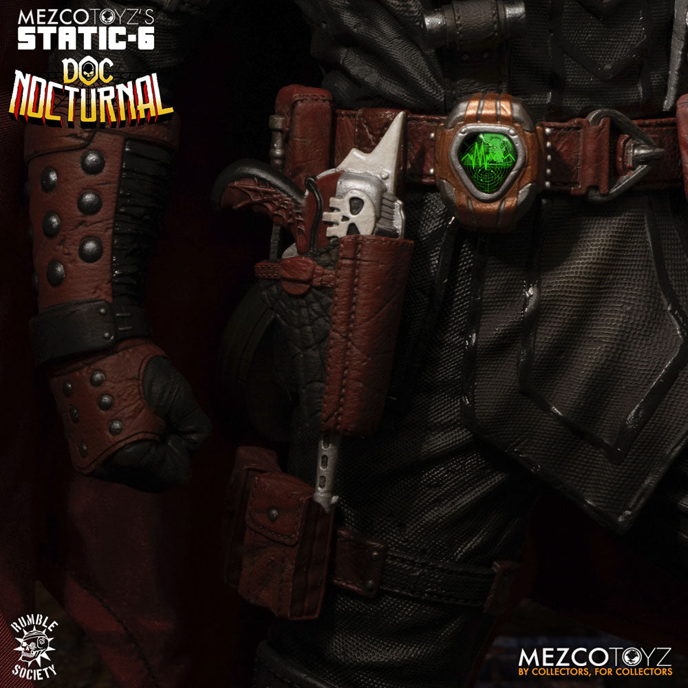 Mezco Toys Rumble Society Doc Nocturnal Original Character Static-6 Statue