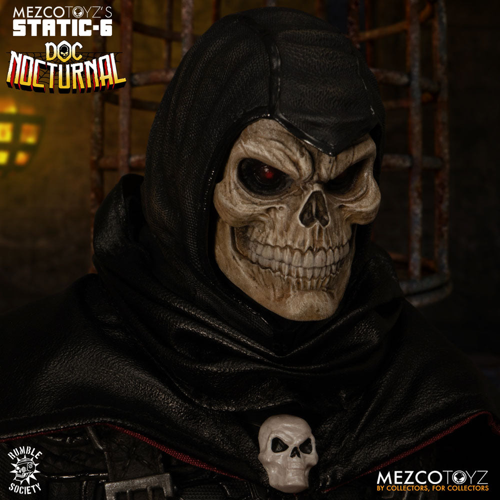 Mezco Toys Rumble Society Doc Nocturnal Original Character Static-6 Statue