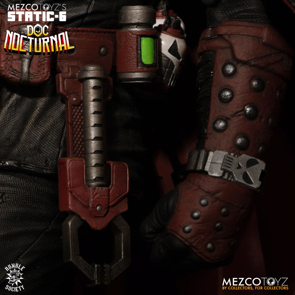 Mezco Toys Rumble Society Doc Nocturnal Original Character Static-6 Statue