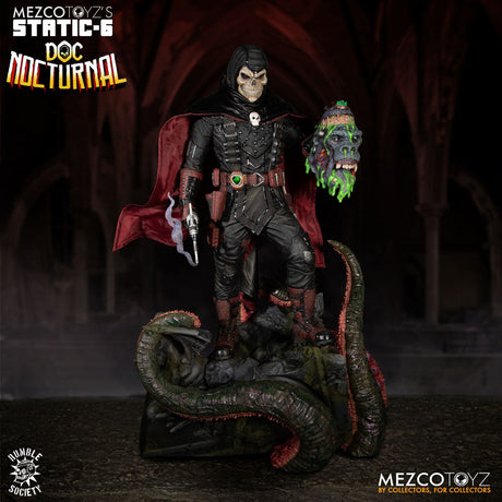 Mezco Toys Rumble Society Doc Nocturnal Original Character Static-6 Statue