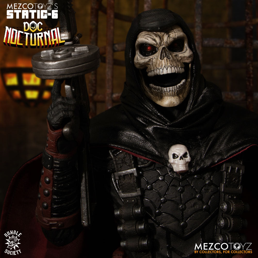 Mezco Toys Rumble Society Doc Nocturnal Original Character Static-6 Statue