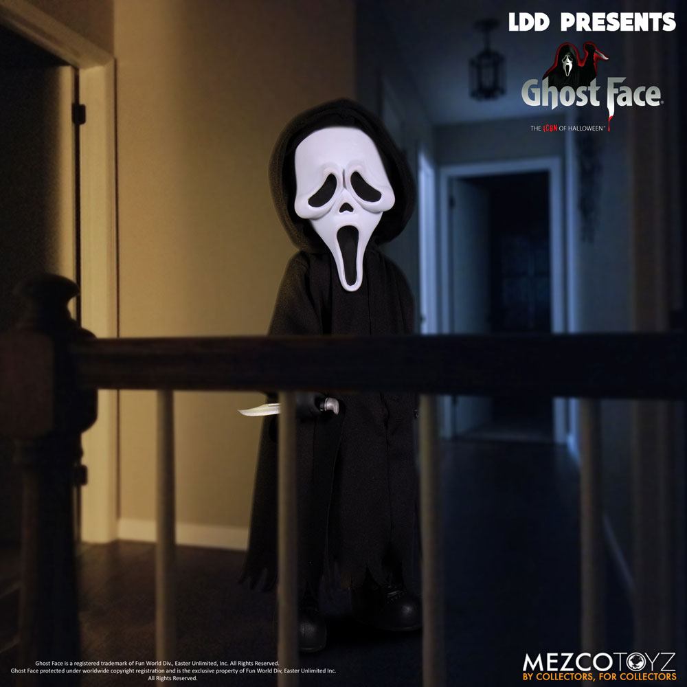 Mezco Toys Scream Ghost Face LDD Presents Puppe