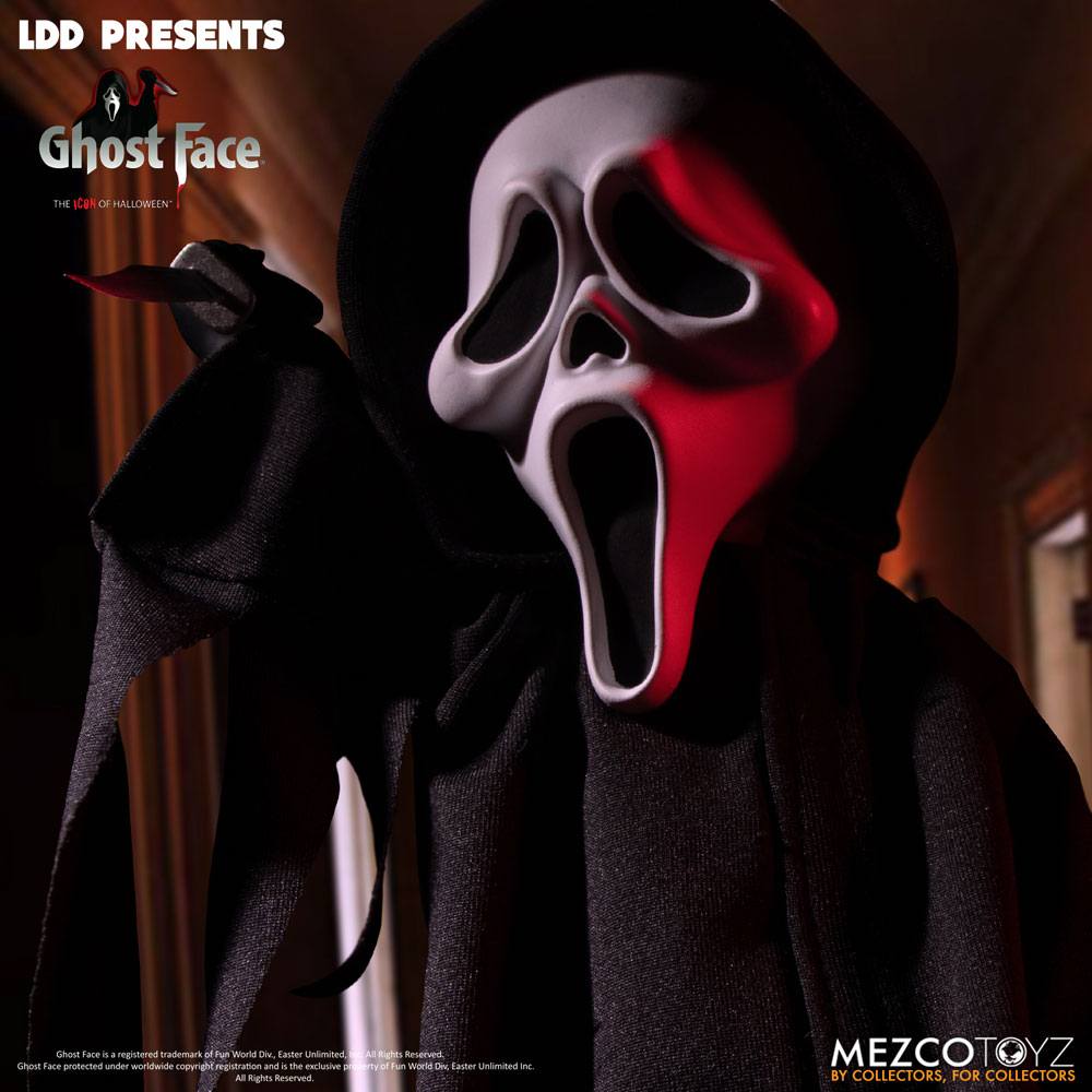 Mezco Toys Scream Ghost Face LDD Presents Puppe