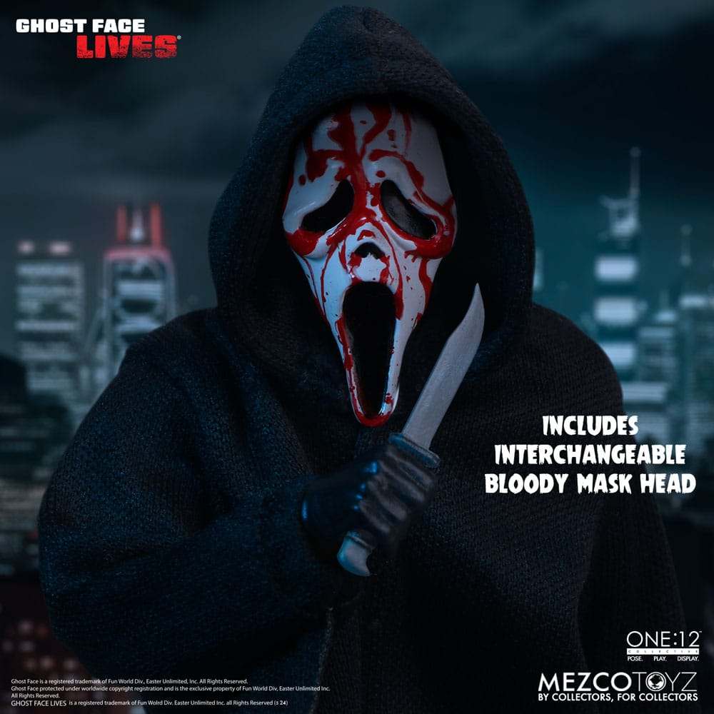 Mezco Toys Scream - Ghost Face One:12 16 cm Actionfigur
