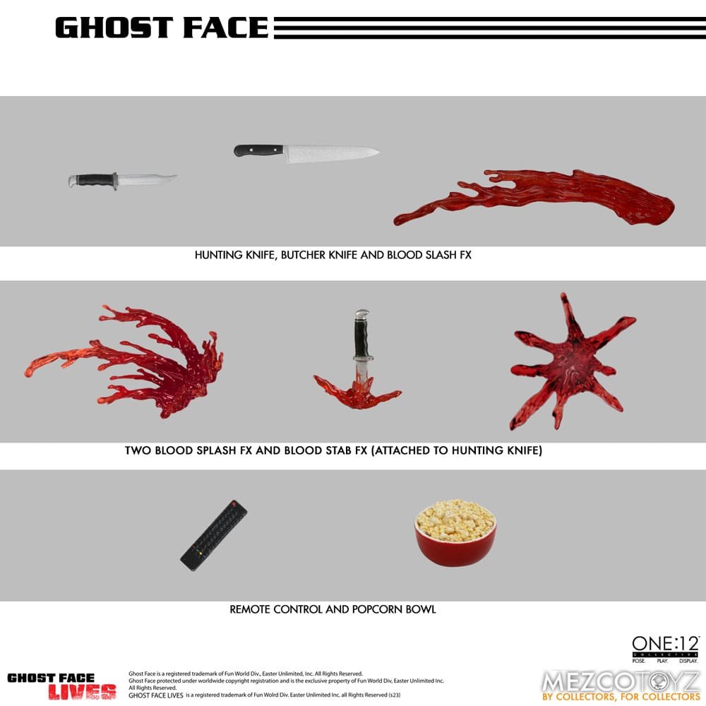 Mezco Toys Scream - Ghost Face One:12 16 cm Actionfigur