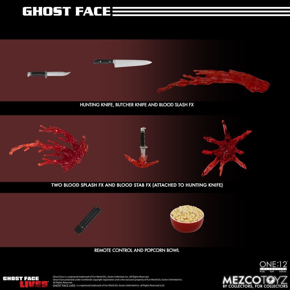 Mezco Toys Scream - Ghost Face One:12 16 cm Actionfigur