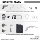 Mezco Toys Sin City Marv 1/12 Actionfigur