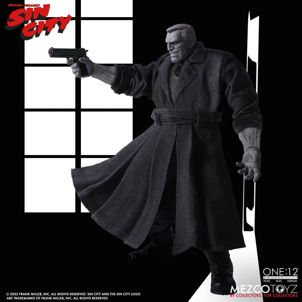Mezco Toys Sin City Marv 1/12 Actionfigur