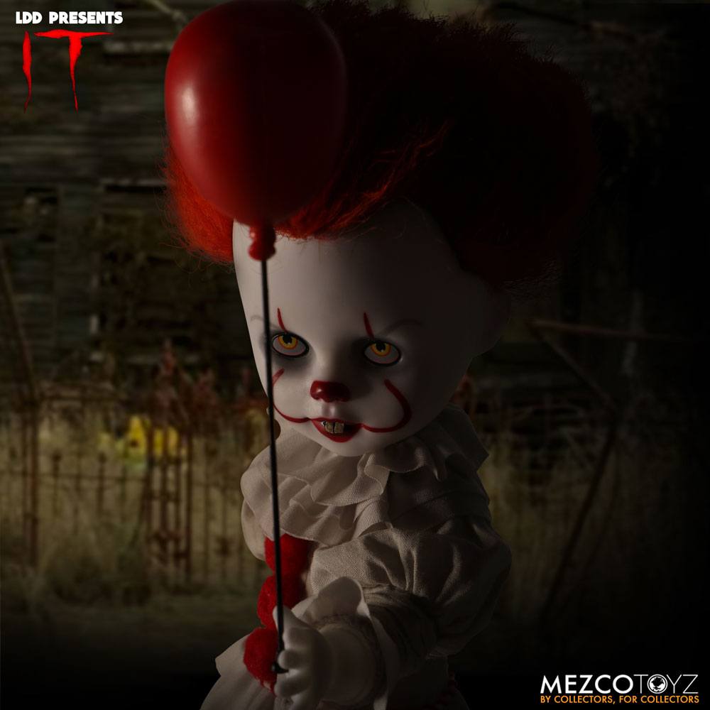 Mezco Toys Stephen Kings Pennywise It / Es Living LDD Dead Dolls Puppe