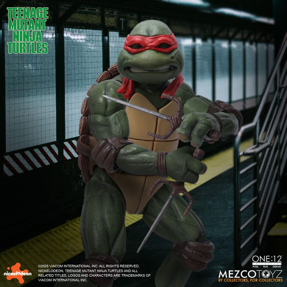 Mezco Toys Teenage Mutant Ninja Turtles (1990 Movie) Box-Set 1/12 Actionfiguren