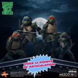 Mezco Toys Teenage Mutant Ninja Turtles (1990 Movie) Box-Set 1/12 Actionfiguren