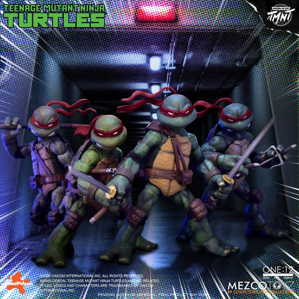 Mezco Toys Teenage Mutant Ninja Turtles One:12 Collective TMNT 1/12 Boxed Set Actionfiguren