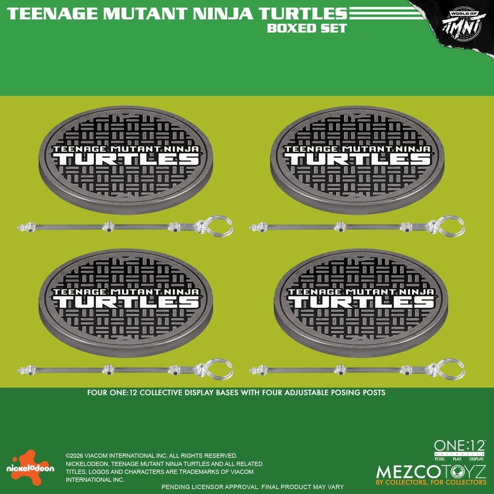 Mezco Toys Teenage Mutant Ninja Turtles One:12 Collective TMNT 1/12 Boxed Set Actionfiguren