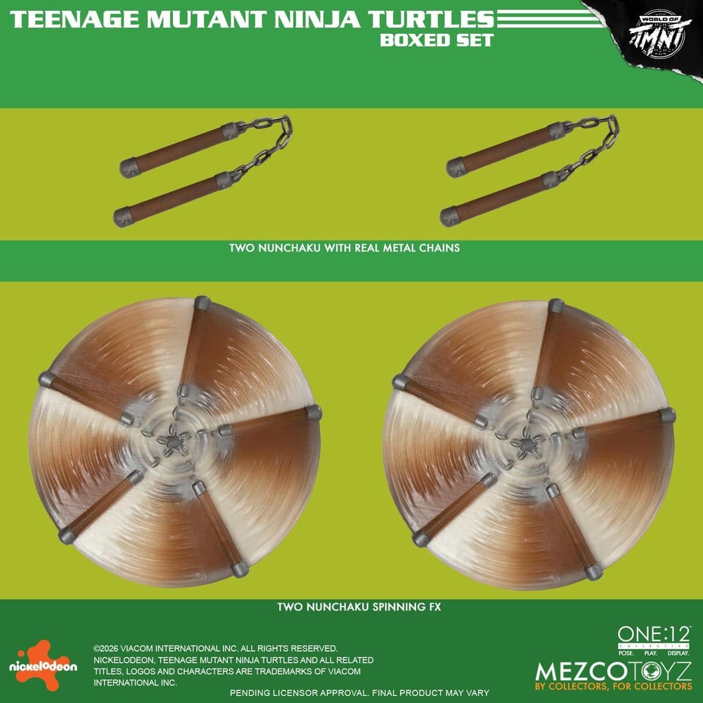 Mezco Toys Teenage Mutant Ninja Turtles One:12 Collective TMNT 1/12 Boxed Set Actionfiguren