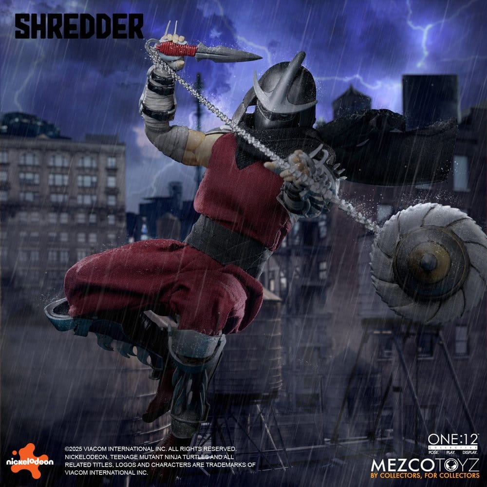 Mezco Toys Teenage Mutant Ninja Turtles Shredder 1/12 Actionfigur