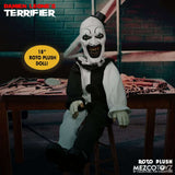 Mezco Toys Terrifier Art the Clown 46 cm Roto Plüschfigur