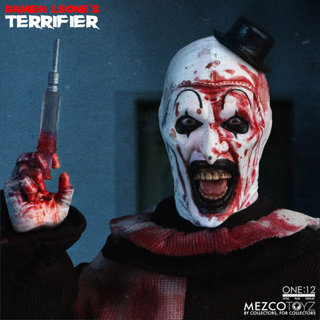 Mezco Toys Terrifier Art the Clown Deluxe Edition 1/12 Actionfigur