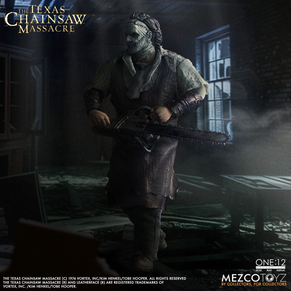Mezco Toys Texas Chainsaw Massacre (2003) Leatherface 1/12 Actionfigur