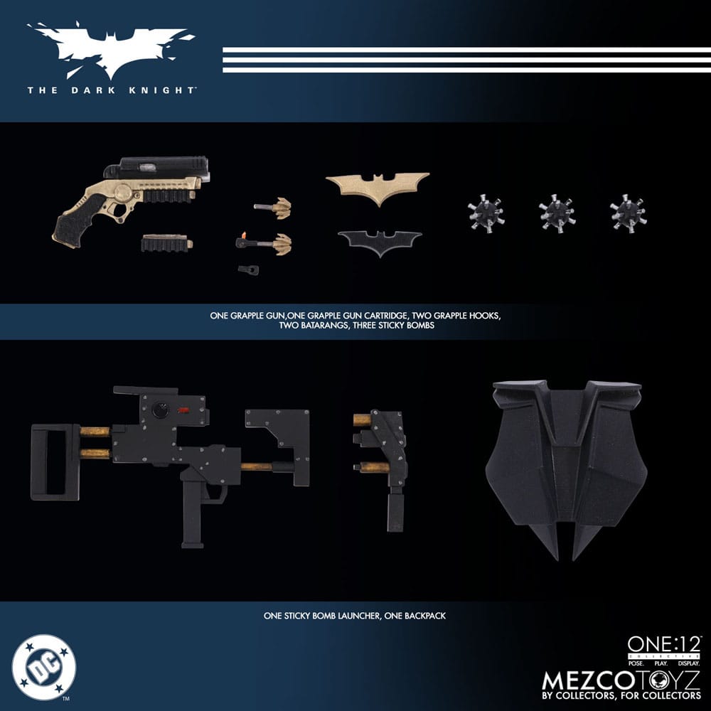 Mezco Toys The Dark Knight Batman 1/12 Actionfigur