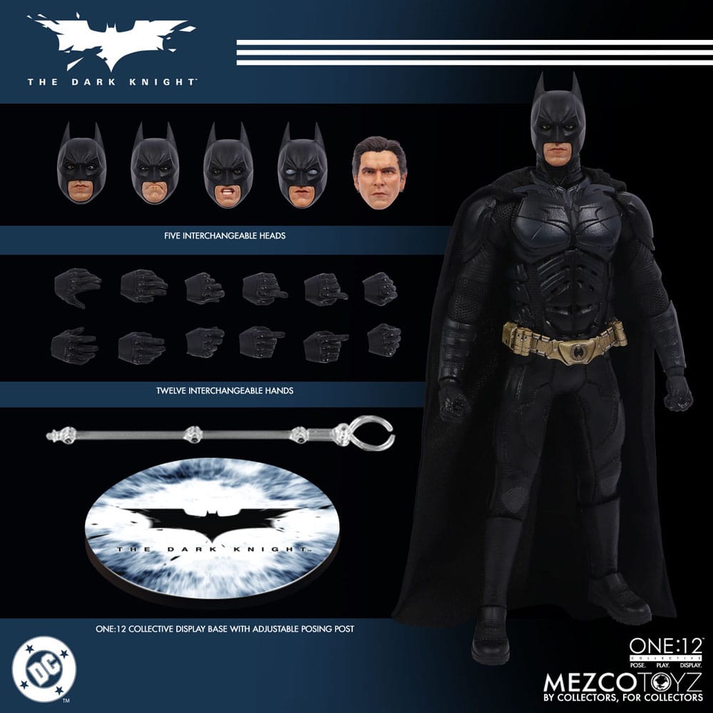 Mezco Toys The Dark Knight Batman 1/12 Actionfigur