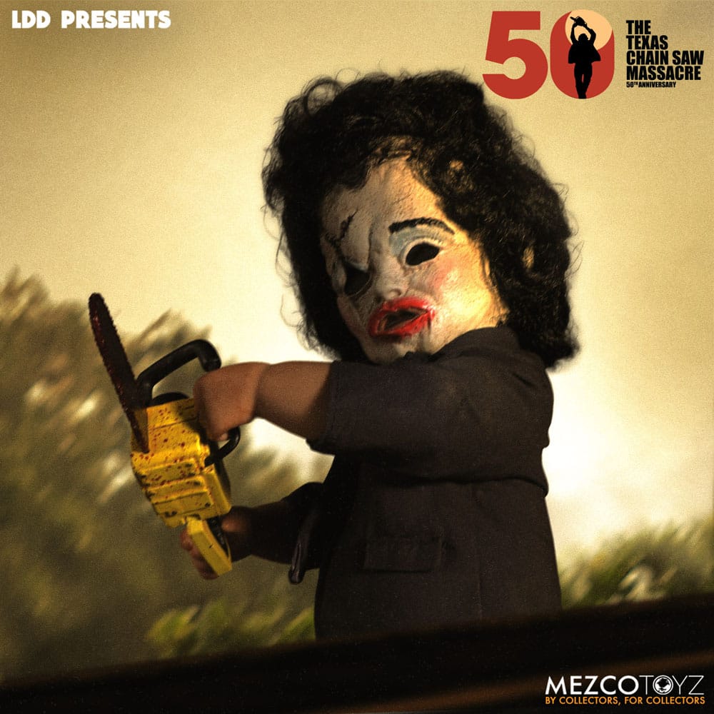 Mezco Toys The Texas Chainsaw Massacre (1974) Leatherface LDD Presents Puppe