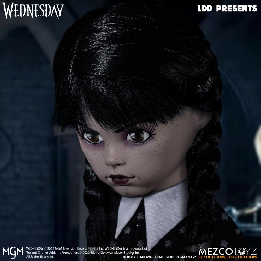 Mezco Toys Wednesday Addams Living Dead Dolls LDD Presents Puppe