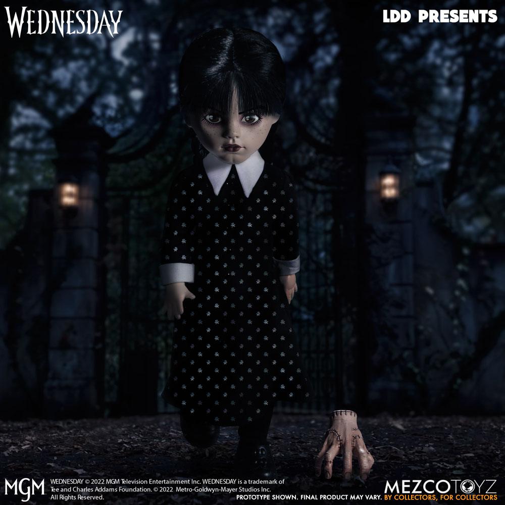 Mezco Toys Wednesday Addams Living Dead Dolls LDD Presents Puppe