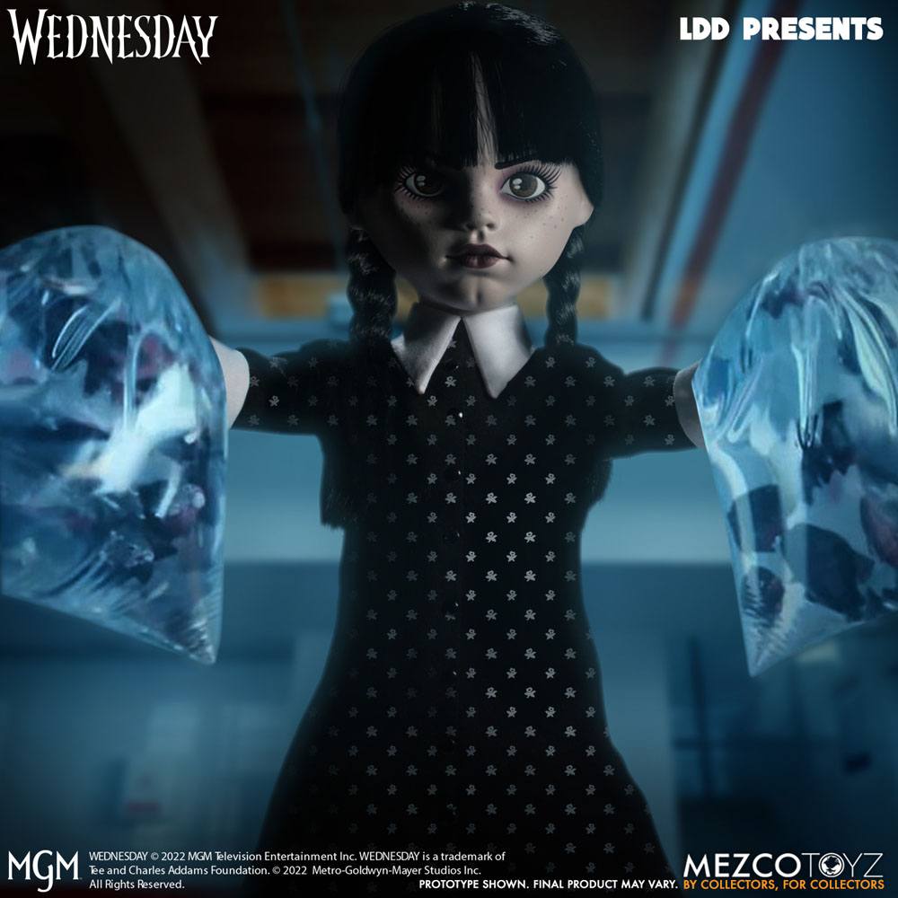 Mezco Toys Wednesday Addams Living Dead Dolls LDD Presents Puppe